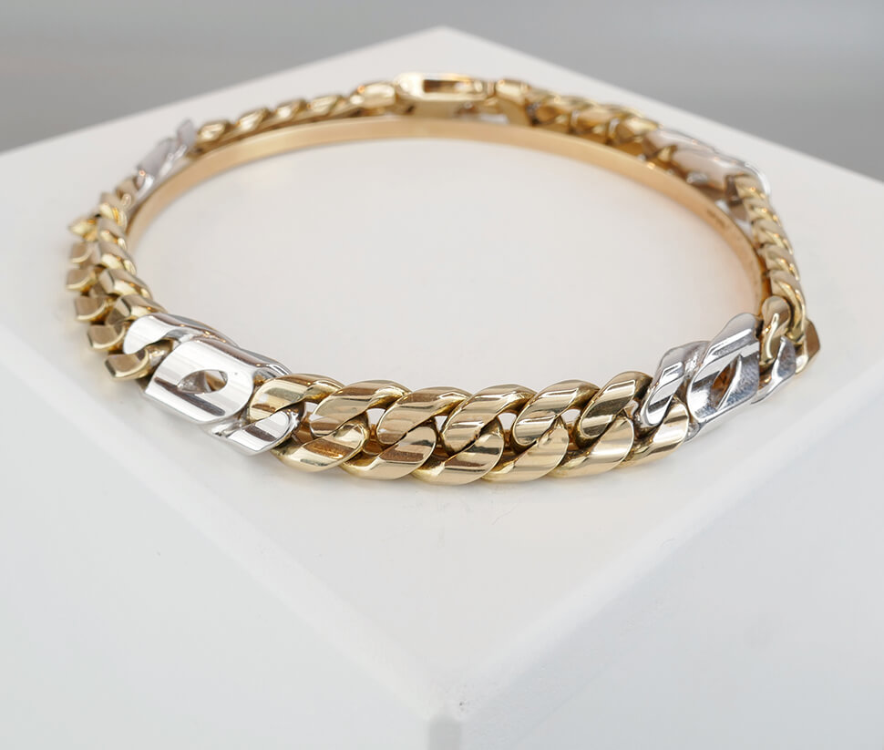 gouden-armband-heren-080mtq-1.jpg gouden armband heren - Afbeelding 1