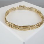 gouden heren armband