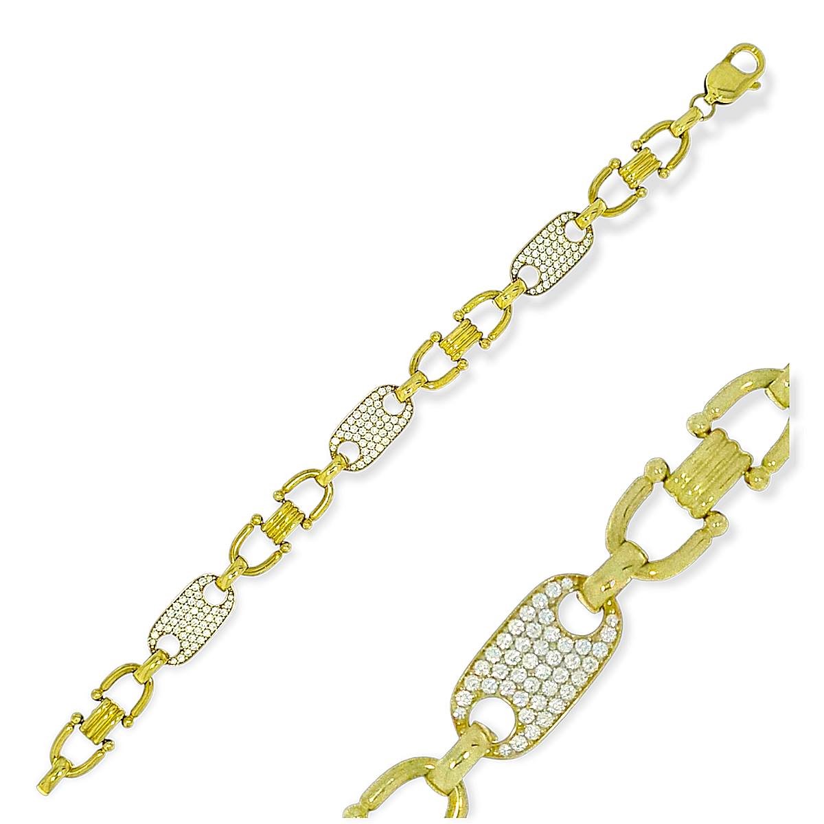 gouden-heren-armband-494odc-1.jpg gouden heren armband - Afbeelding 1
