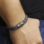 heren armband leer