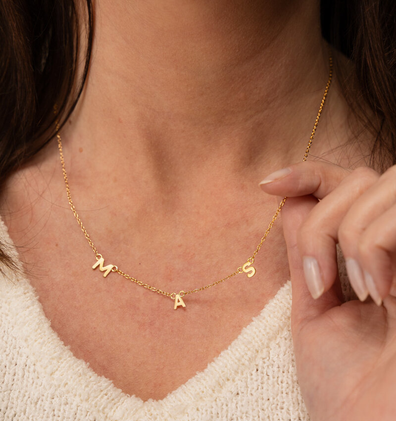 ketting-initialen-370bnh-1.jpg ketting initialen - Afbeelding 1