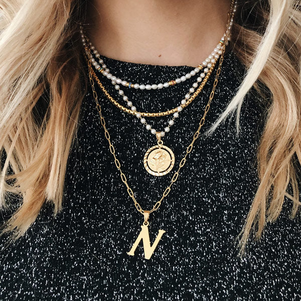 ketting-initialen-993qrn-1.jpg ketting initialen - Afbeelding 1