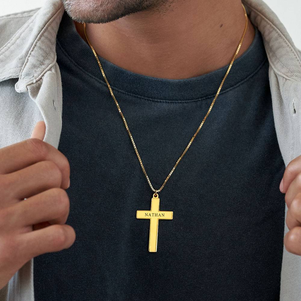 ketting-met-kruisje-heren-417tql-1.jpg ketting met kruisje heren - Afbeelding 1