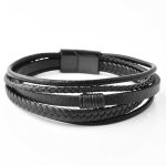 leren heren armband